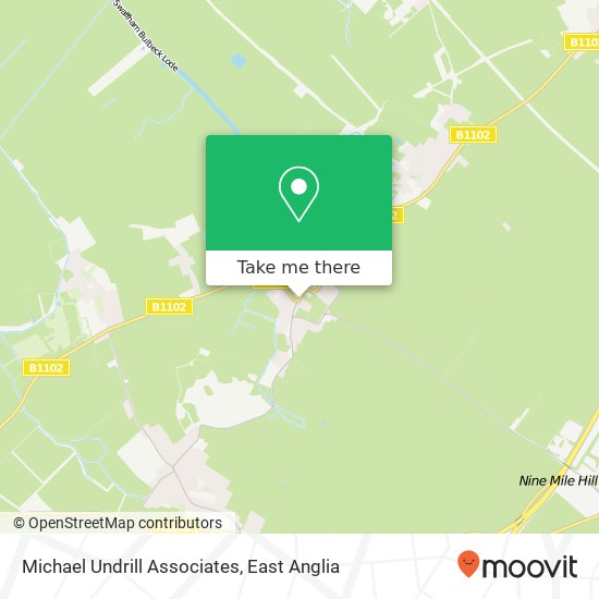 Michael Undrill Associates map