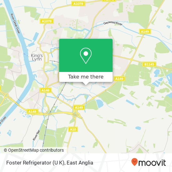 Foster Refrigerator (U K) map