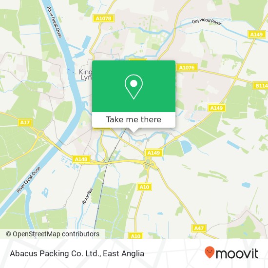 Abacus Packing Co. Ltd. map