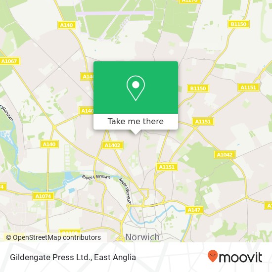 Gildengate Press Ltd. map