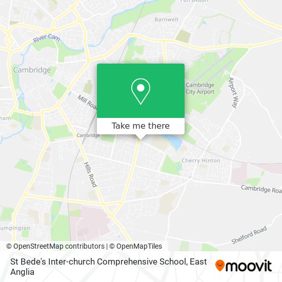 St Bede's Inter-church Comprehensive School map