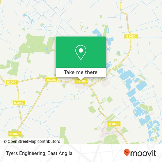 Tyers Engineering map