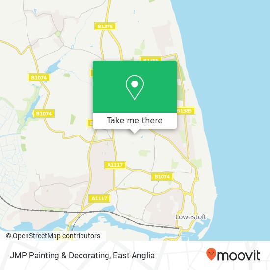 JMP Painting & Decorating map