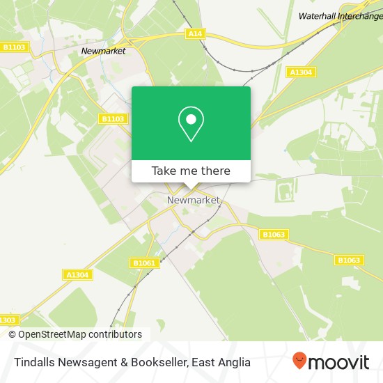 Tindalls Newsagent & Bookseller map