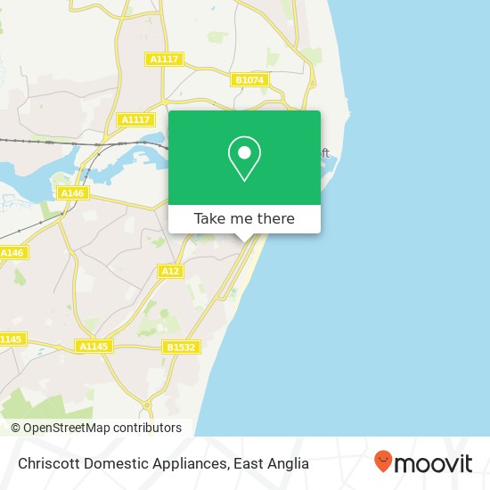 Chriscott Domestic Appliances map