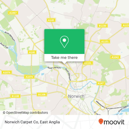 Norwich Carpet Co map