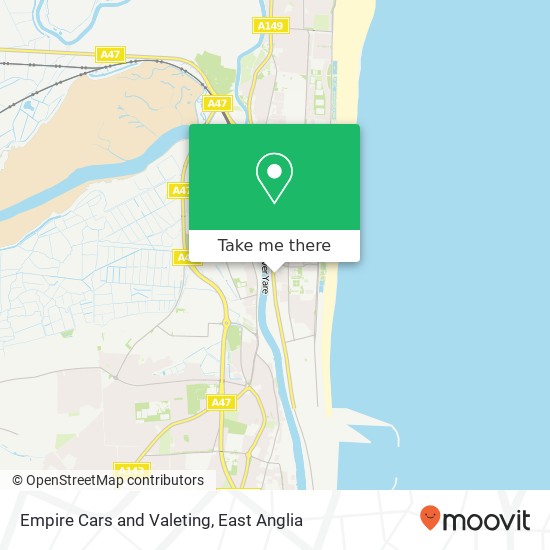 Empire Cars and Valeting map