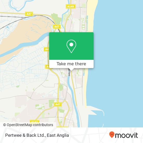 Pertwee & Back Ltd. map
