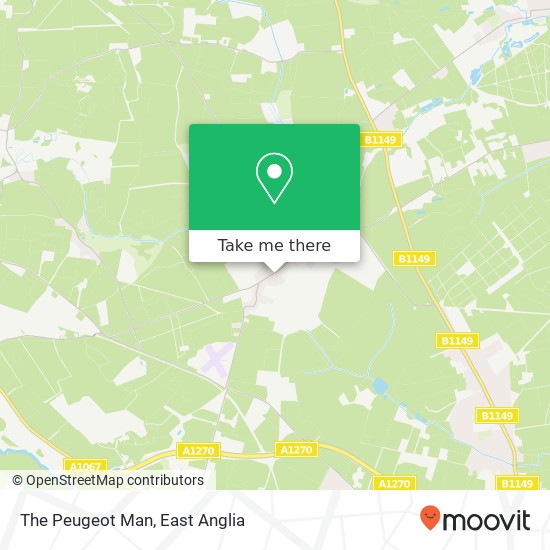 The Peugeot Man map