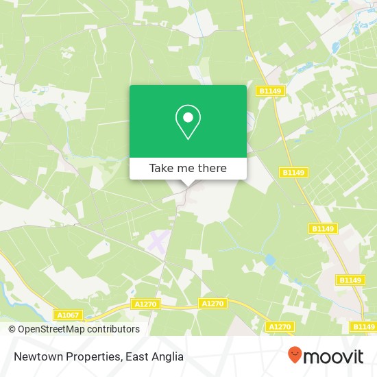 Newtown Properties map