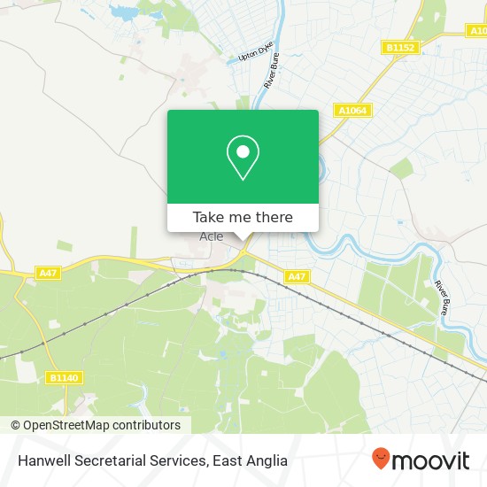 Hanwell Secretarial Services map