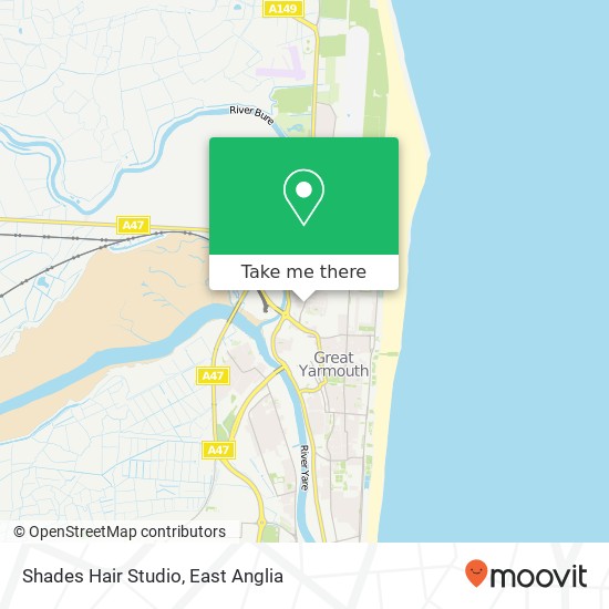 Shades Hair Studio map