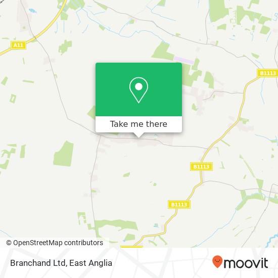 Branchand Ltd map