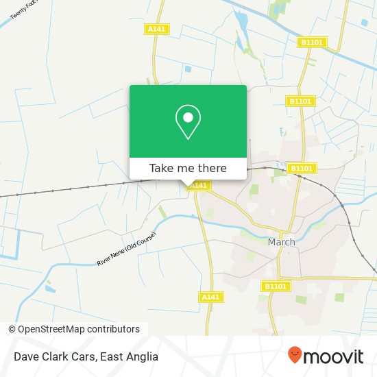 Dave Clark Cars map