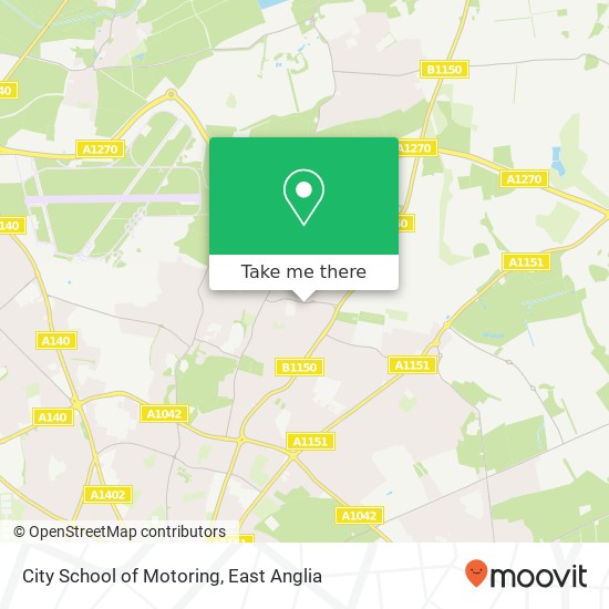 City School of Motoring map