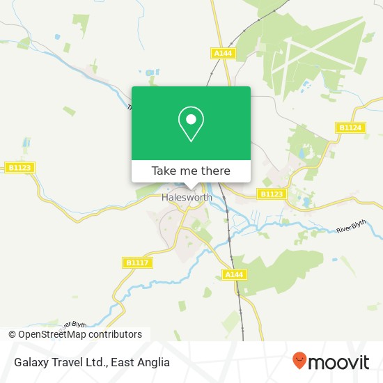 Galaxy Travel Ltd. map