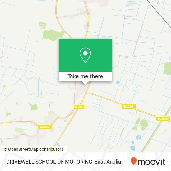 DRIVEWELL SCHOOL OF MOTORING map