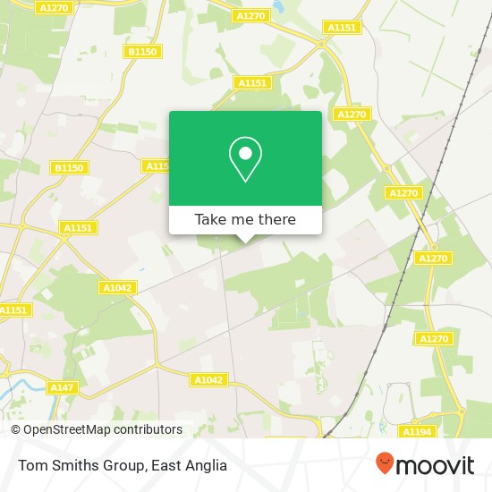 Tom Smiths Group map