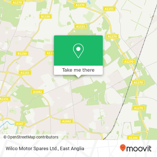 Wilco Motor Spares Ltd. map