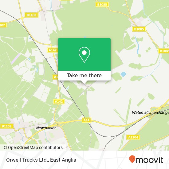 Orwell Trucks Ltd. map