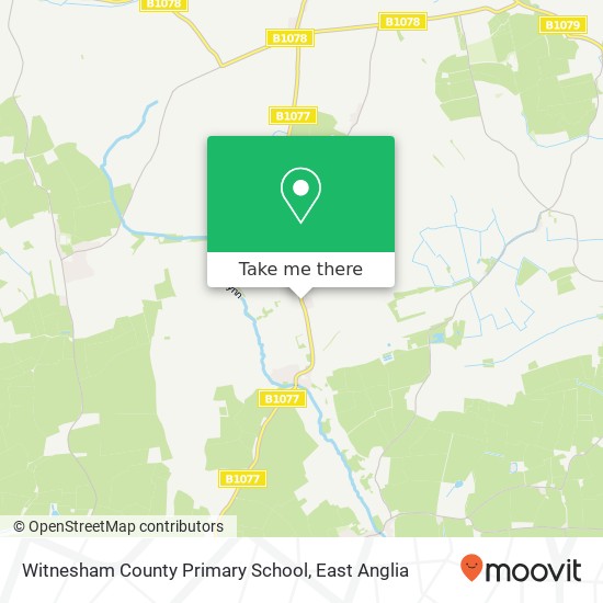 Witnesham County Primary School map