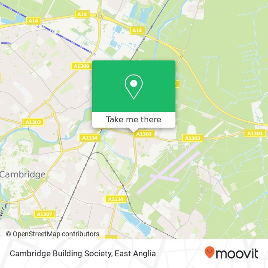 Cambridge Building Society map
