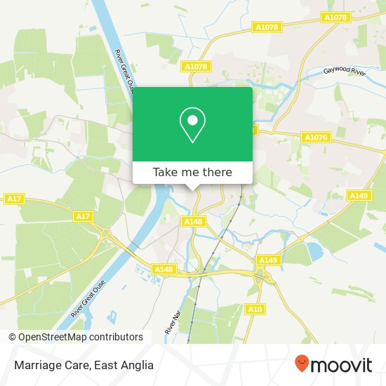 Marriage Care map