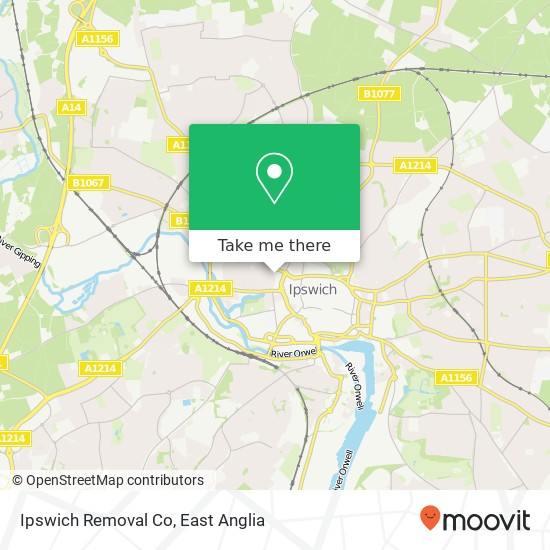 Ipswich Removal Co map