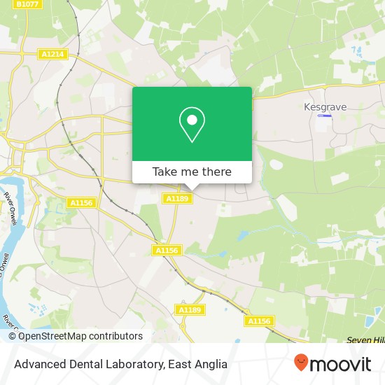 Advanced Dental Laboratory map