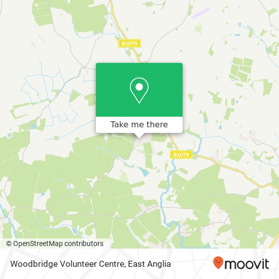 Woodbridge Volunteer Centre map
