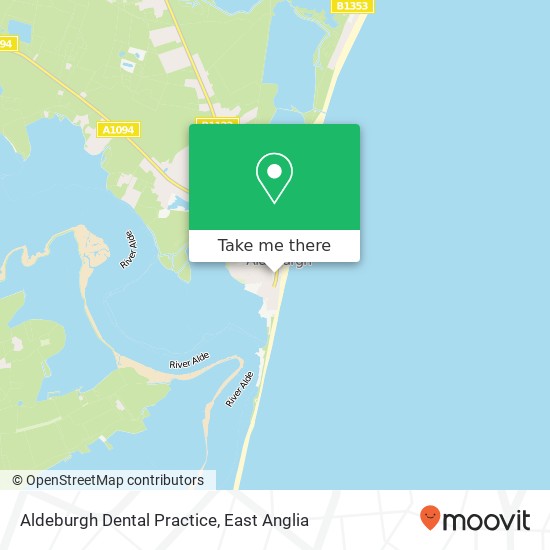Aldeburgh Dental Practice map