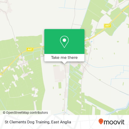 St Clements Dog Training map