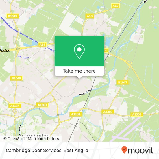 Cambridge Door Services map