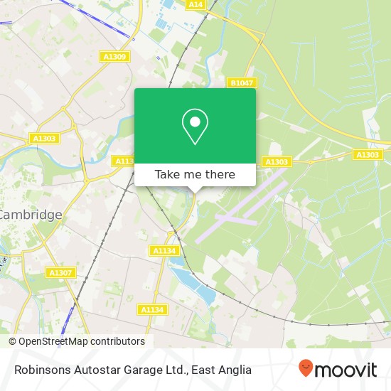 Robinsons Autostar Garage Ltd. map
