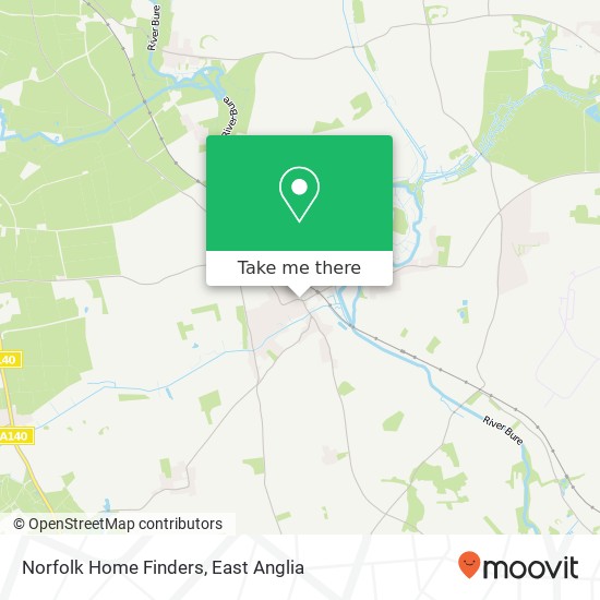 Norfolk Home Finders map