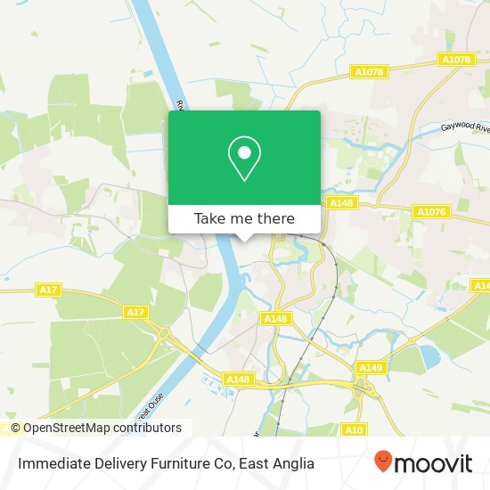 Immediate Delivery Furniture Co map