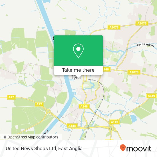 United News Shops Ltd map
