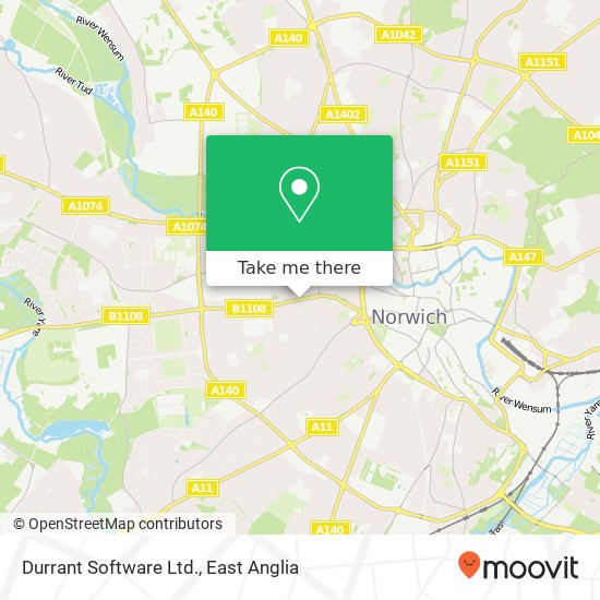 Durrant Software Ltd. map