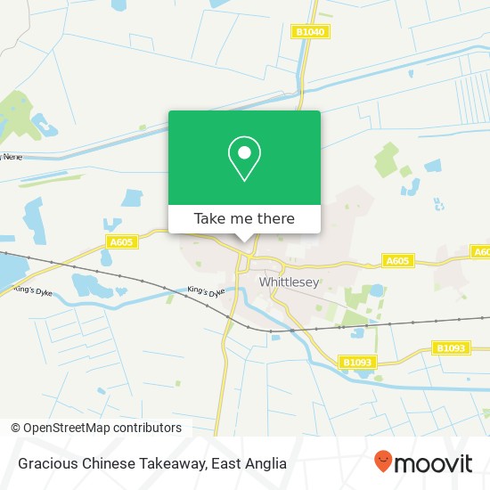 Gracious Chinese Takeaway map