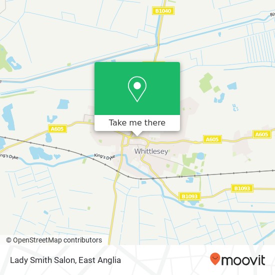 Lady Smith Salon map