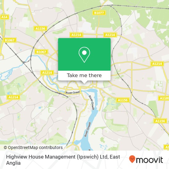 Highview House Management (Ipswich) Ltd map