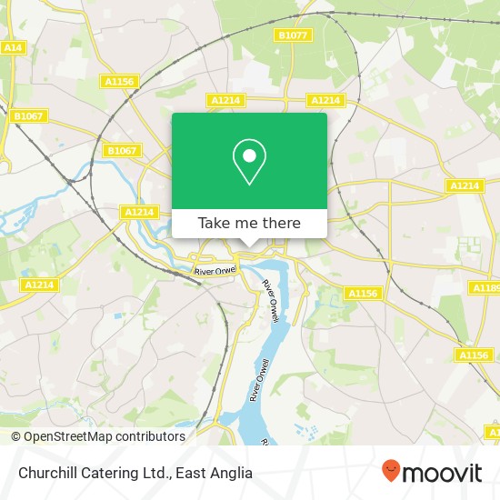 Churchill Catering Ltd. map