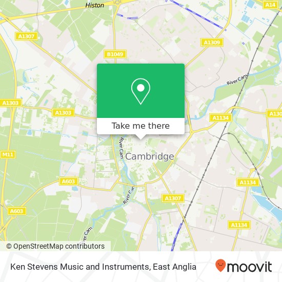 Ken Stevens Music and Instruments map