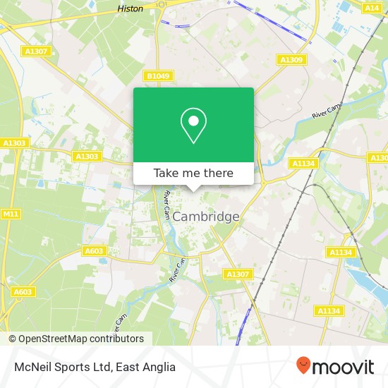 McNeil Sports Ltd map