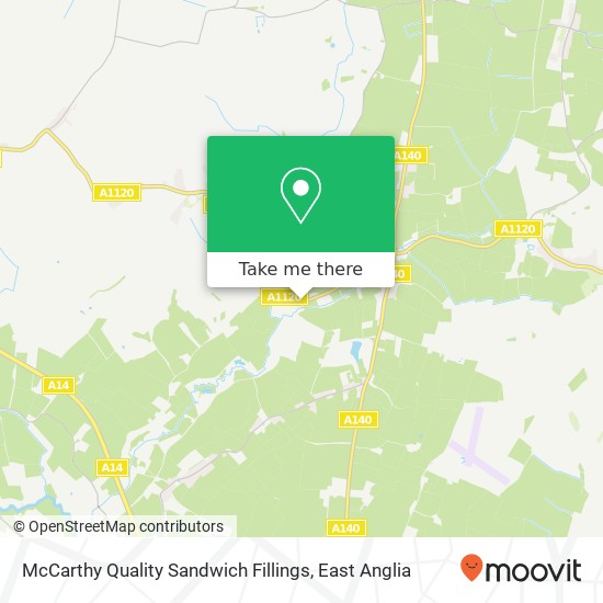 McCarthy Quality Sandwich Fillings map