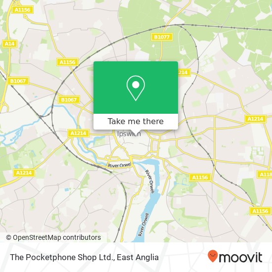 The Pocketphone Shop Ltd. map