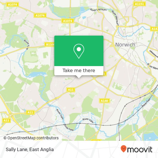 Sally Lane map