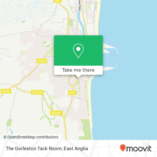 The Gorleston Tack Room map