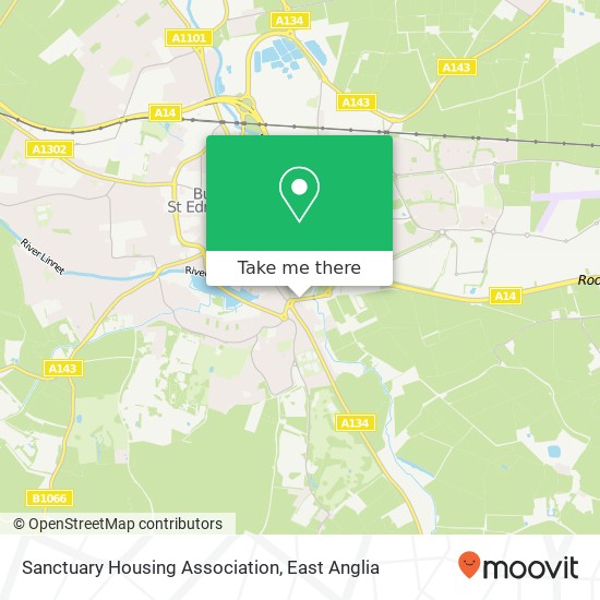 Sanctuary Housing Association map