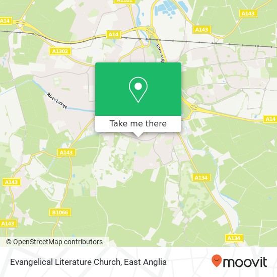 Evangelical Literature Church map